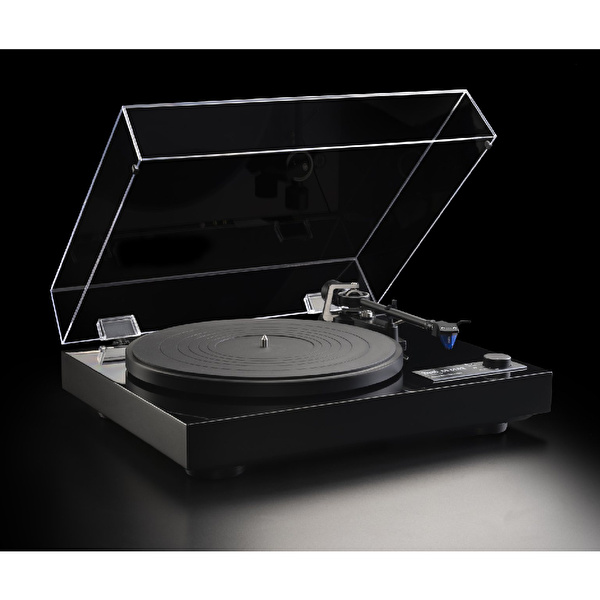 Dual CS 618Q Parlak Siyah Direct Drive/Auto Stop Pikap/Plakçalar (Dahili MM preamfi, 2M Blue iğne ve kartuş)